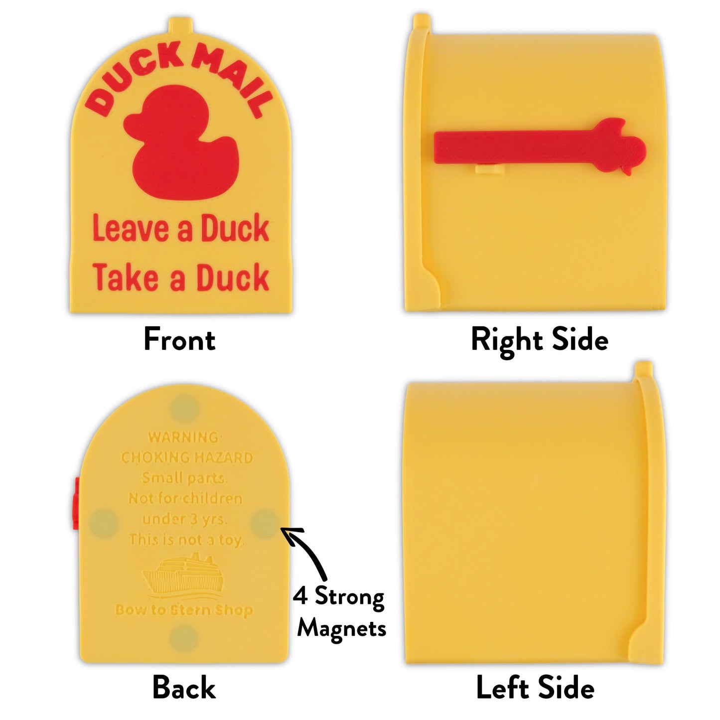 Cruise Duck Mailbox Magnet – The Original Leave a Duck Take a Duck Mailbox for Cruise Ship Doors, Fun Cruise Accessory and Essential Travel Gift by Bow to Stern Shop
