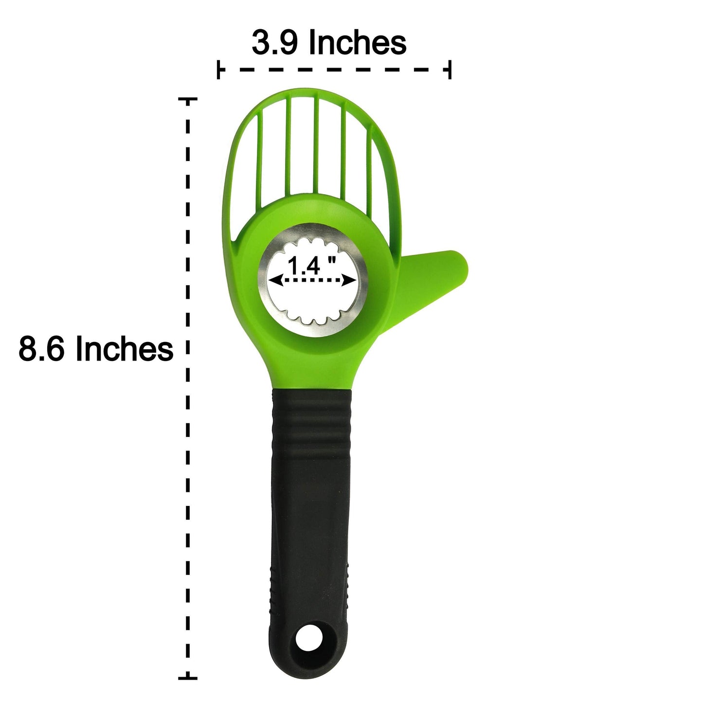 Avocado Slicer 3 Piece Set - Avocado Slicer Tool, Cutter, Knife, Peeler, Pitter, Cuber, Dicer & Avocado Keeper For Everything That You Will Ever Need For Your Avocados