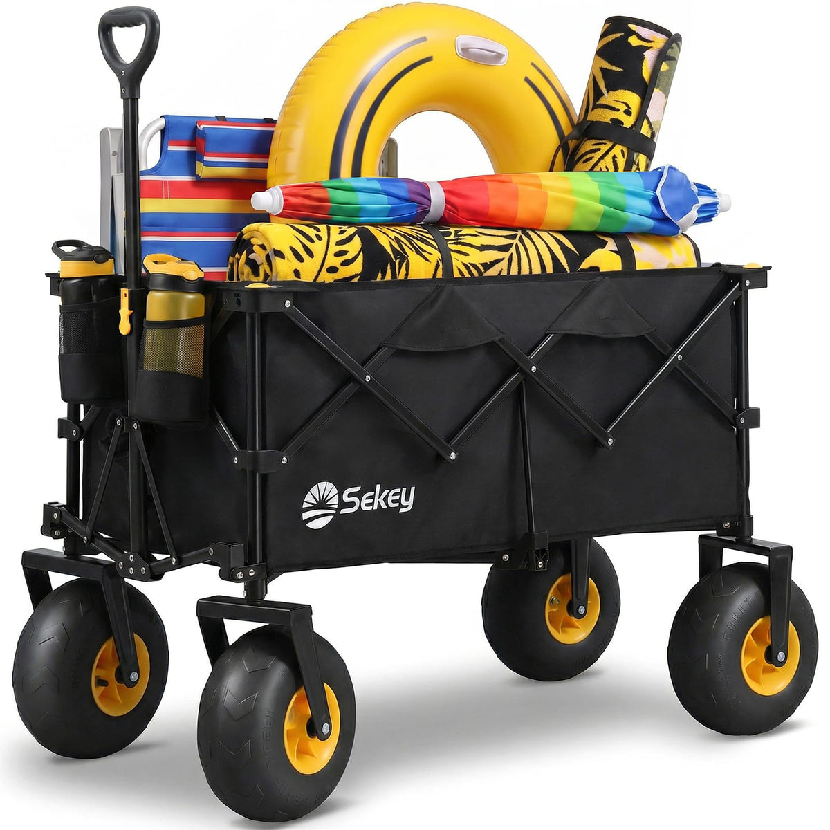 Heavy Duty Beach Wagon with 9" Big Sand