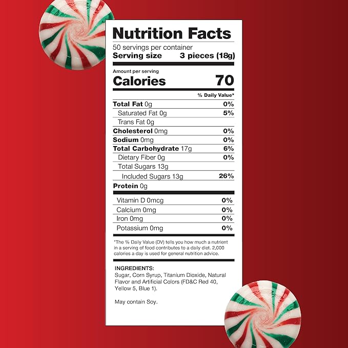 Starlight Mints - 2 Pound Pack (About 150 Count) - Peppermint Candy - Pinwheel Bulk Mints Individually Wrapped - Mint Candy for Office Bowls, Parties and Events (Pack of 2)