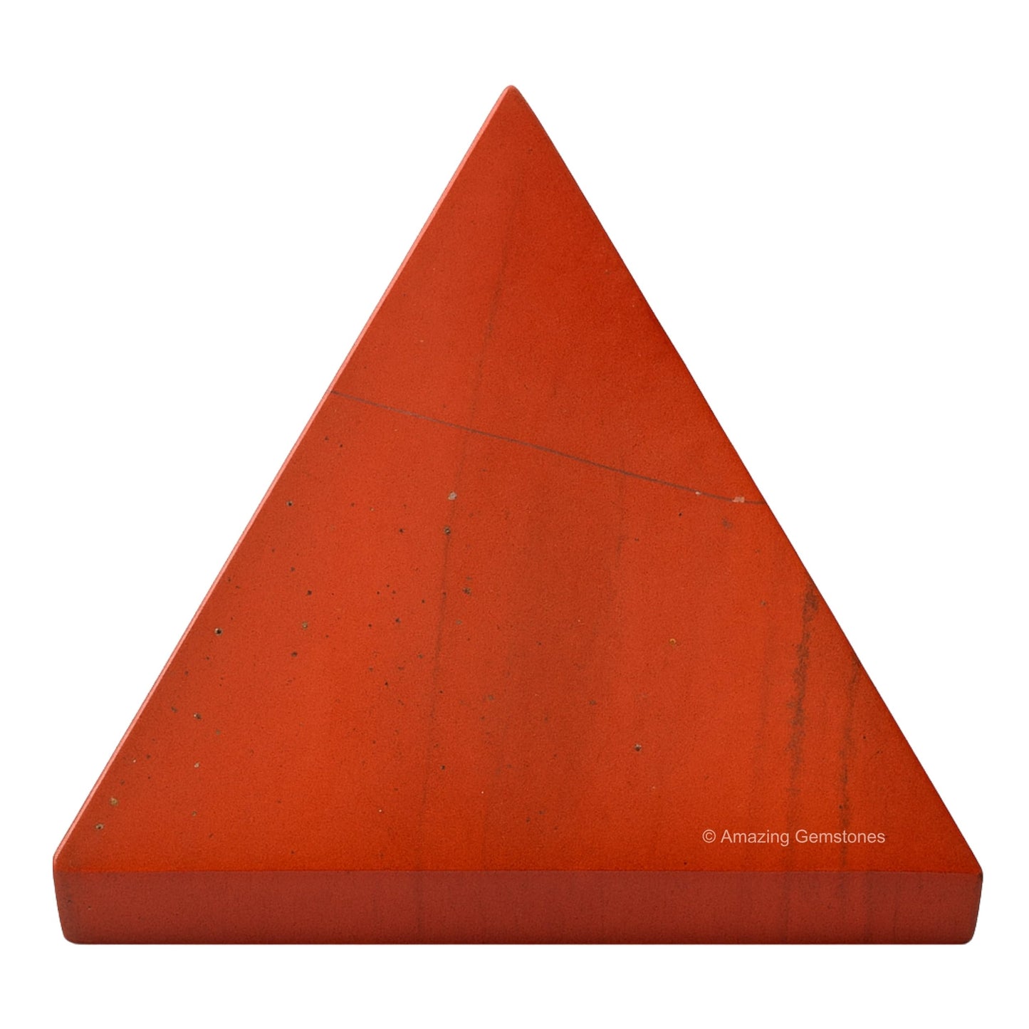 Amazing Gemstone Red Jasper Pyramid Crystal Healing Stones - 1.5" Great Pyramid Figurine of Natural Stone Pyramid for Meditation, Reiki, Chakra Balancing and Crystal Pyramids Grid