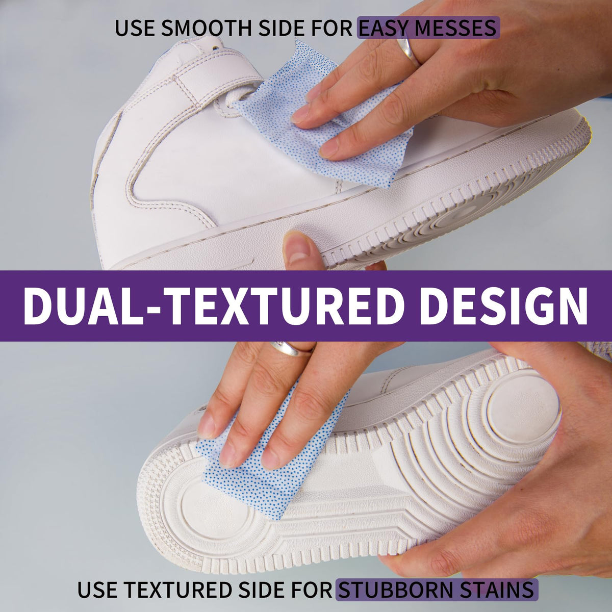 Shoe and Sneaker Cleaner Wipes (30 Count)
