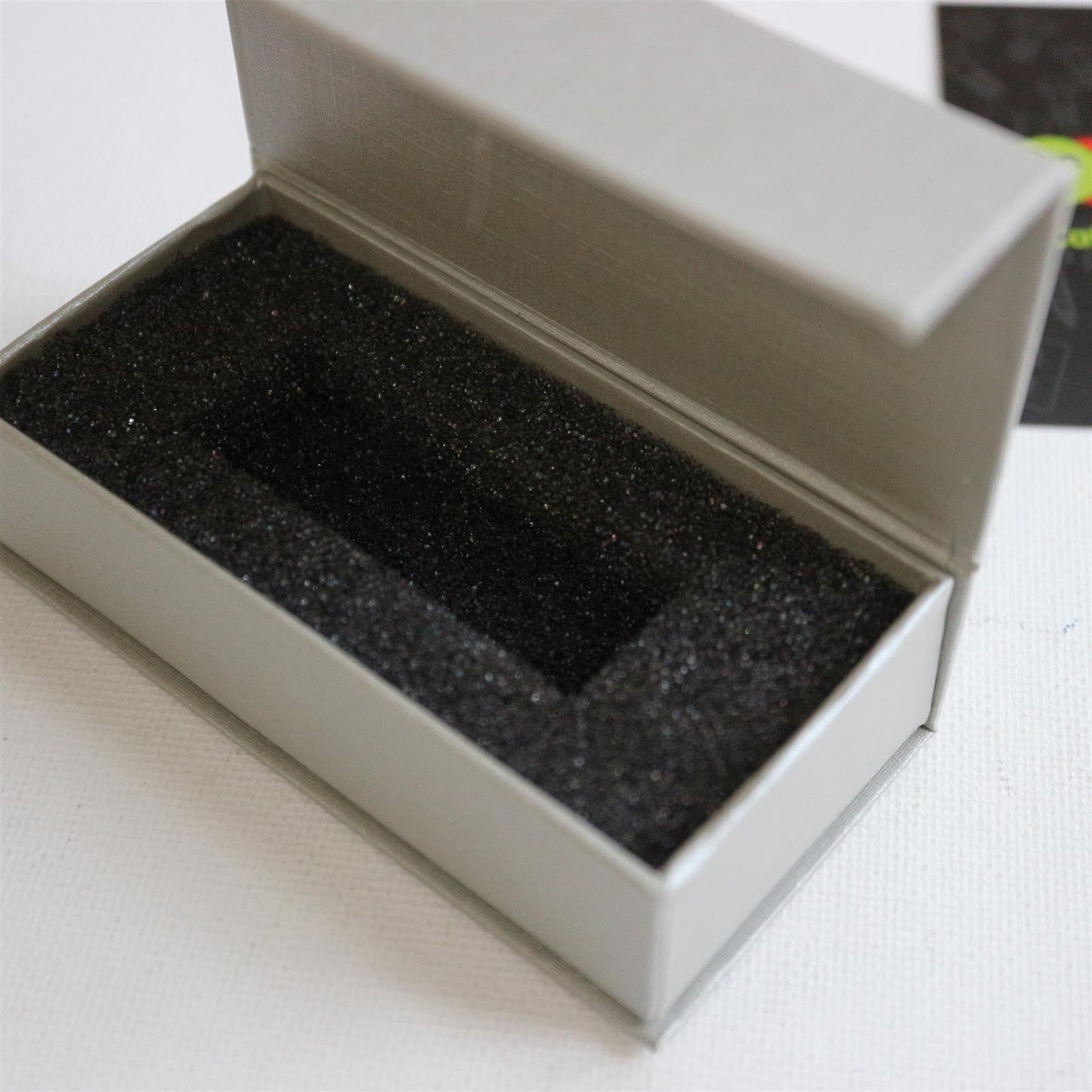 Caterpillar Red 4 x Magnetic USB Presentation Gift Boxes, Silver Grey Colour, flash drives, removable drives, Wedding Presentation Gift Box, Photography, 4 in., Present Gift