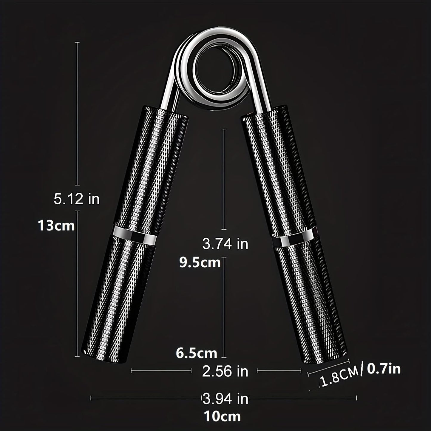 WANSPOORTS Silver Metal Hand Grip Set, 50LB-400LB 13 Pack No Slip Heavy-Duty Grip Strengthener with Gift Box, Great Wrist & Forearm Hand Exerciser, Home Gym, Hand Gripper Grip Strength Trainer (3Pack(50LB-150LB)
