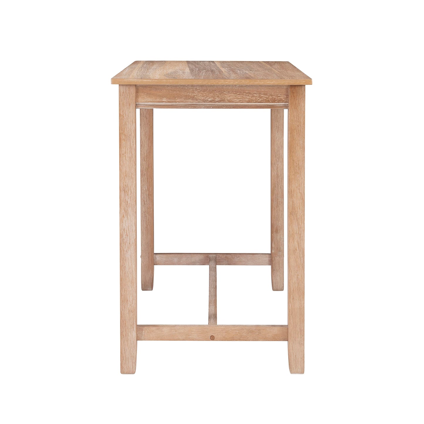 Linon Claridge Distresed 36 inch Tall Distressed Brown Wood Counter Height Pub