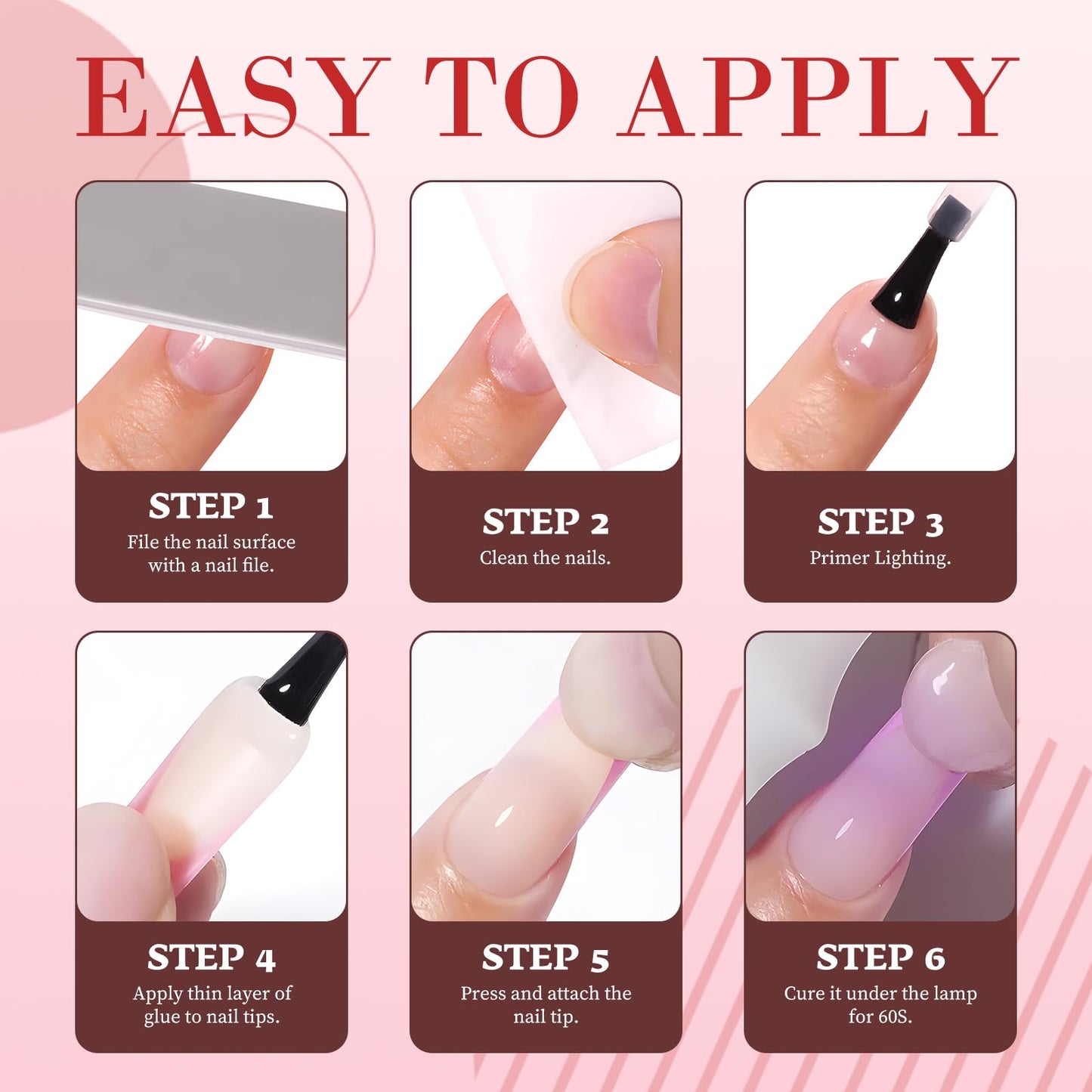 240pc White French Tips Press on Nails Square Fake Nails with Tabs, Extra Short Nails Press ons French Tip Acrylic Nails Nude Pink Glue ons Nails Short False Fingernail Stick on Nails for Women