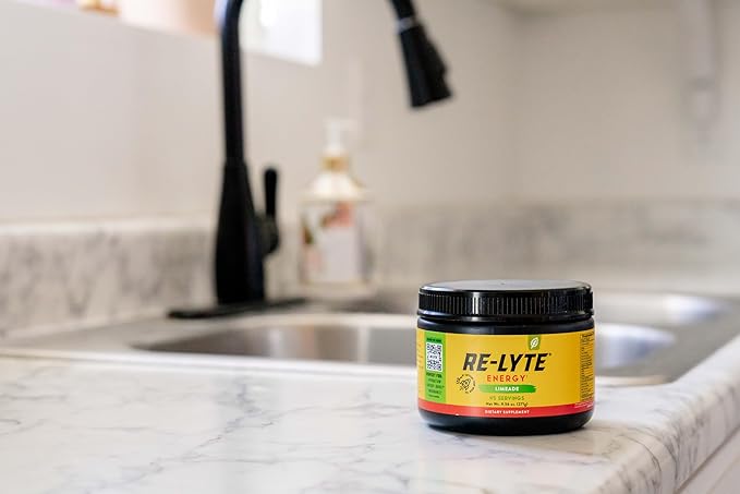 REDMOND Re-Lyte Energy Electrolyte Mix, Limeade, 8.9oz Jar