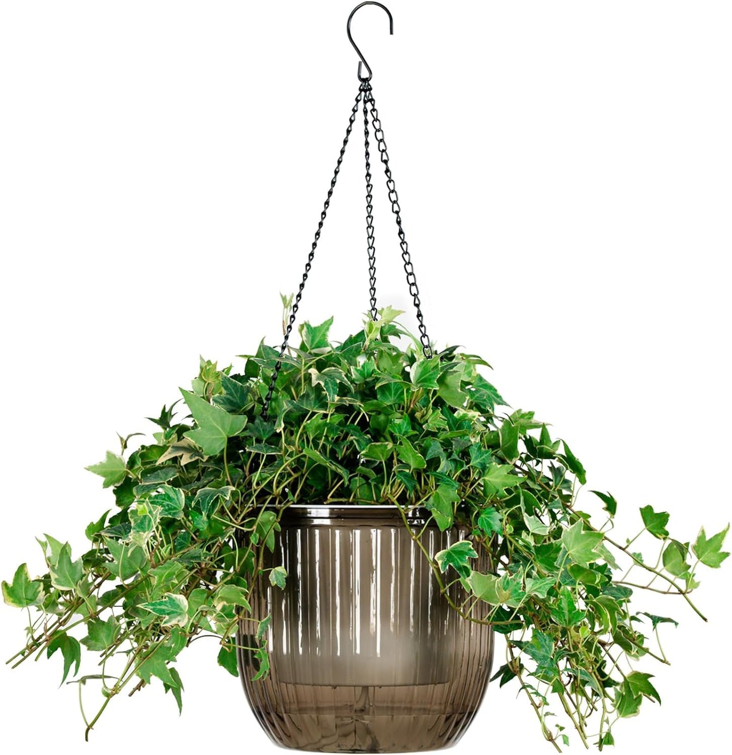 Melphoe 2Pack 6.5'' & 1Pack 8.3'' Self Watering Hanging Planters