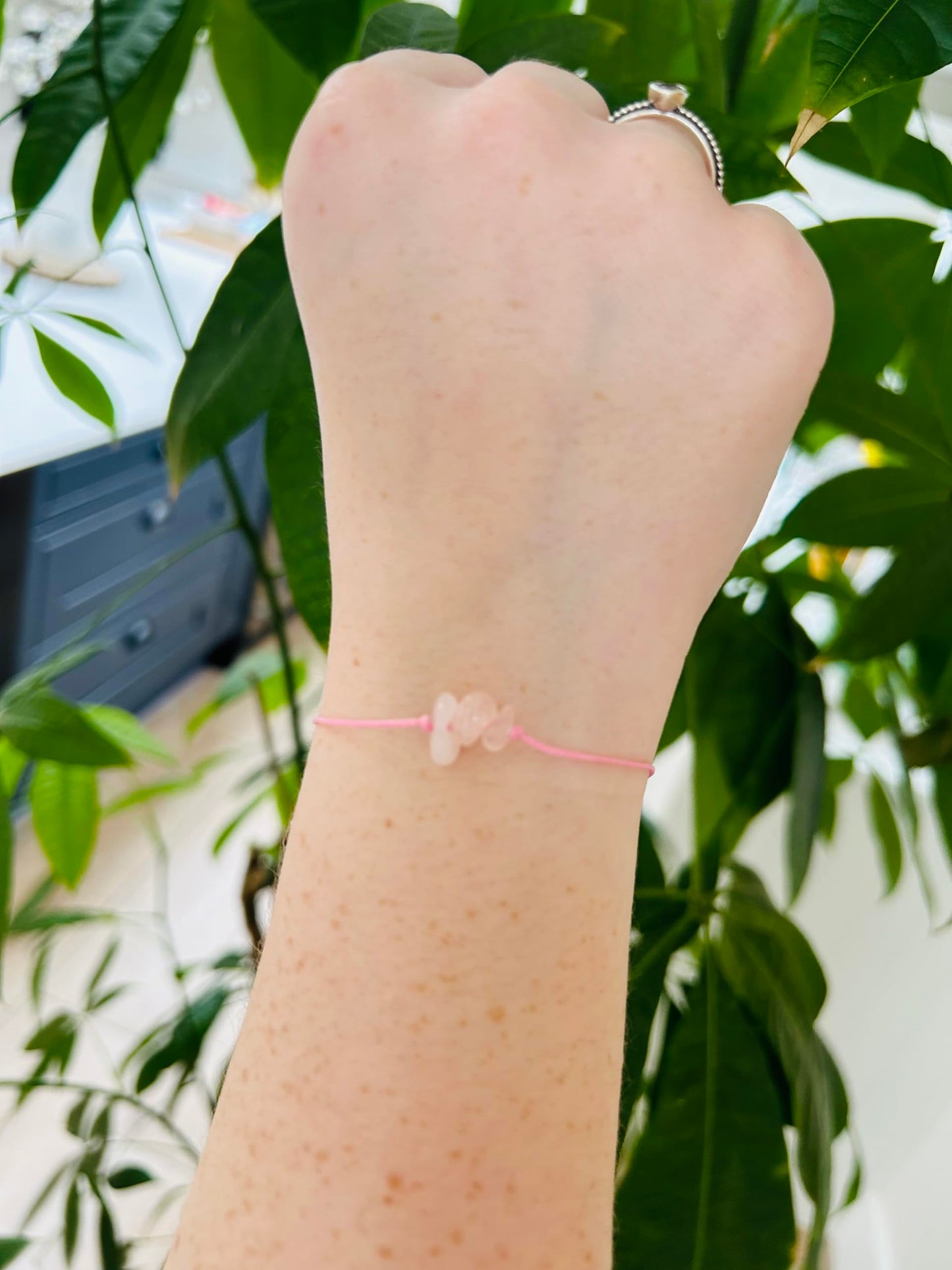 Mermaid Mary's Rose Quartz crystal bracelet | Rose Quartz Crystals | Healing Crystals