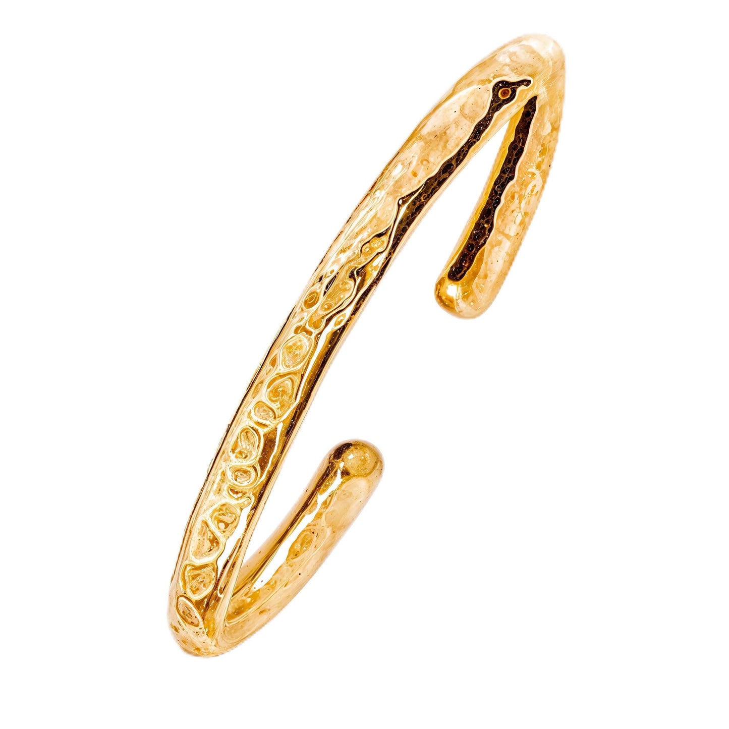 Ellie J Maui 14K Gold Filled Toe Rings for Women Adjustable Open Back Hammered Toe Ring Handmade Non Tarnish Dainty Gold Toe Ring Summer Beach Foot Jewelry