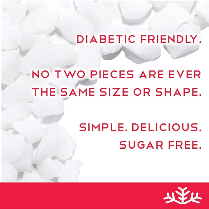 Strawberry Xylitol Candy Chips (6-Pack) - SNØ 1.5oz Tins - Handcrafted w/ONLY 2 Ingredients | Diabetic-friendly, Non-GMO, Vegan, Keto, GF & Kosher | Purest sugar-free candy in the world