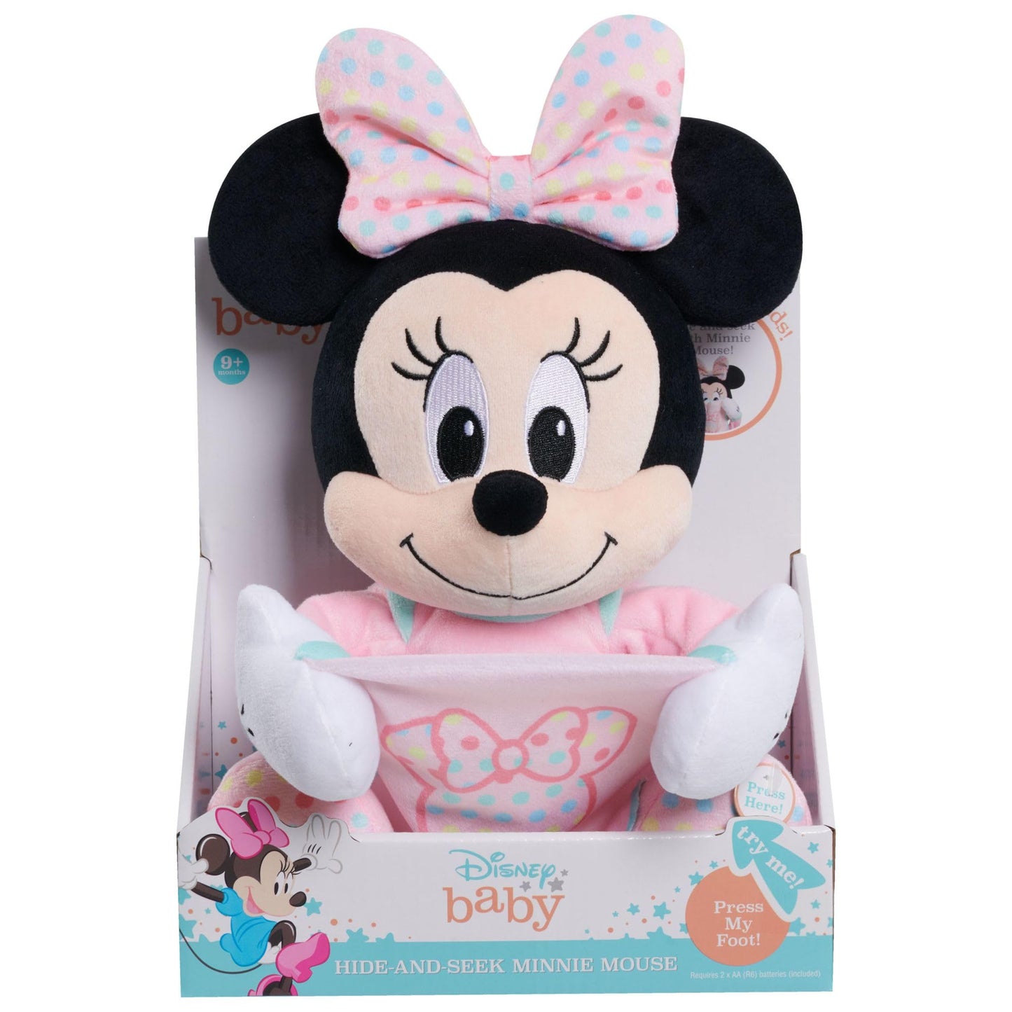 Disney Baby Hide-and-Seek Minnie Mouse Interactive Plush