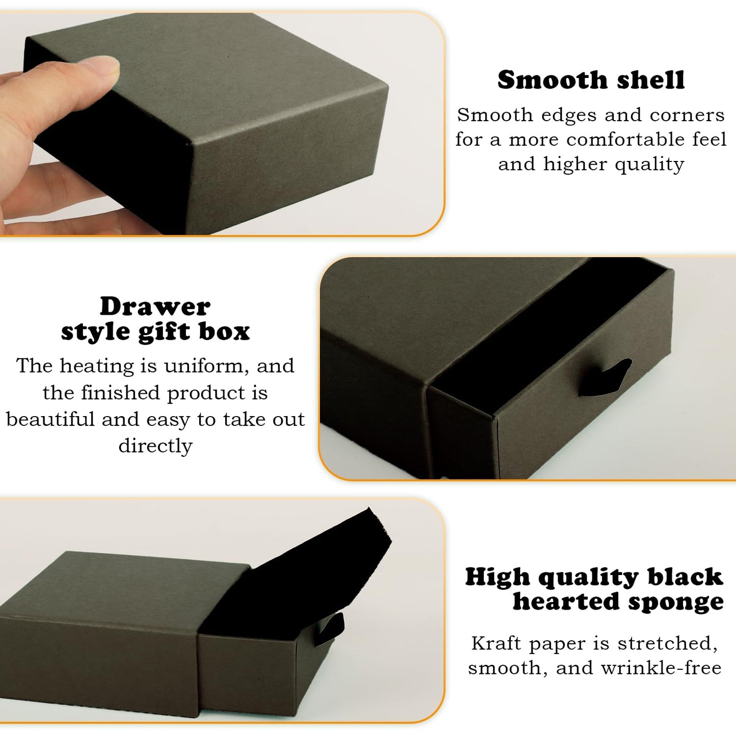 Nsmykhg Jewelry Gift Box Velvet-Lined,12 Pack Compact Drawer Style for Earrings & Rings, Necklace & Bracelet Organizer, 3.93x3.93x1.65 Inches, Stackable Elegant Jewelry Display & Storage Box (Coffee)