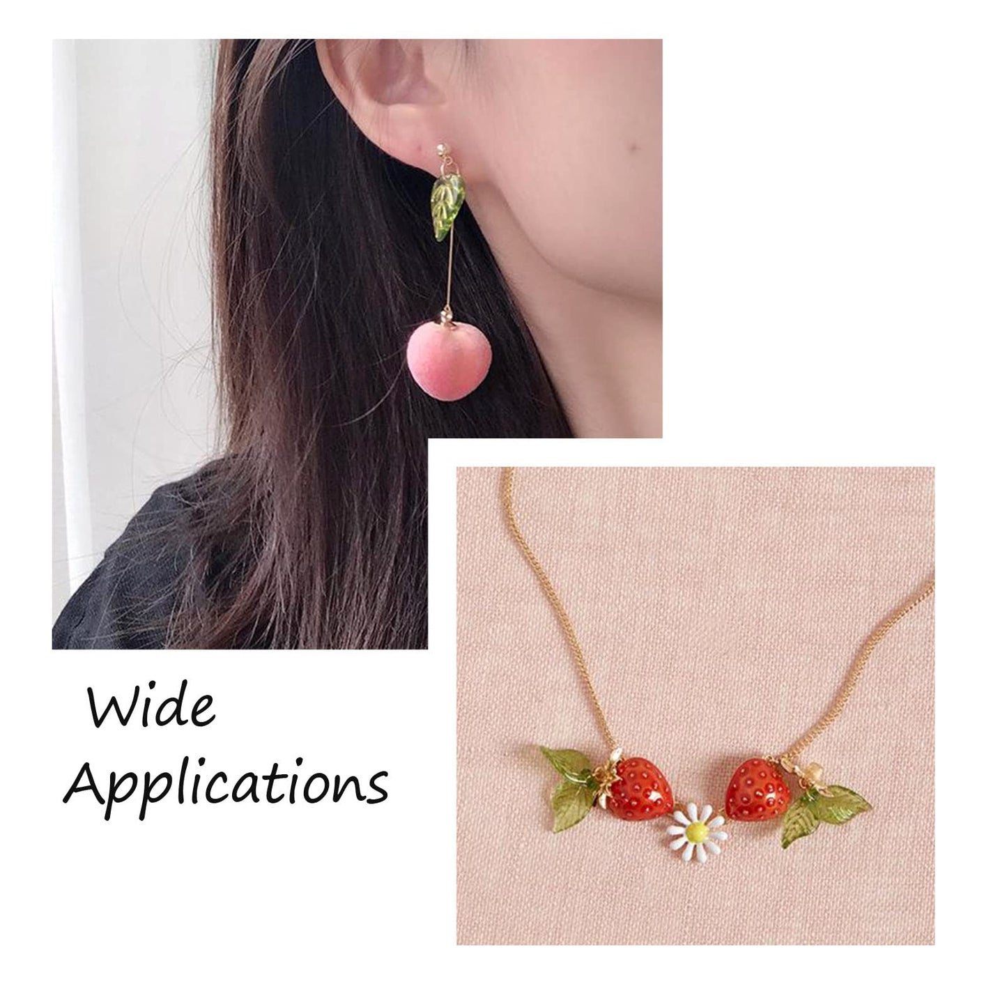 Craftdady 270pc Green Acrylic Leaf Bead Charms Transparent Frosted Maple Leaves Pendants with Loop for Earring Necklaces Jewelry Craft Making
