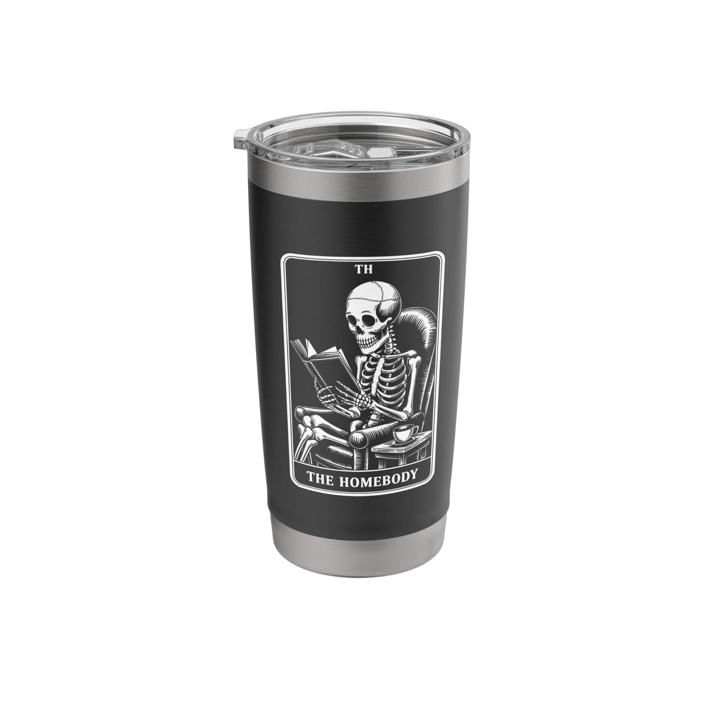Indoorsy The Homebody Tarot Card Reading Introvert Stainless Steel Insulated Tumbler