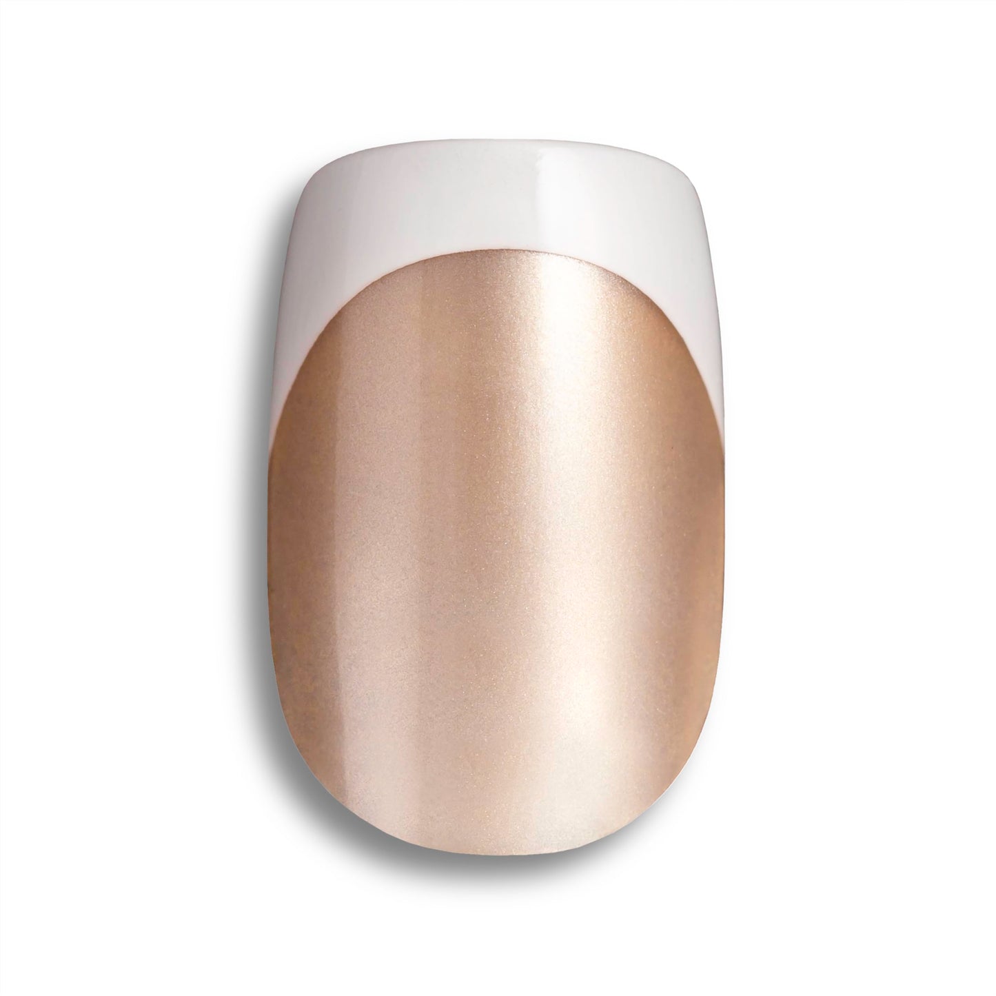 PaintLab Press On Nails - Iconic Frenchie Short Square French Tip Fake Nails, 30 Nails in 15 Sizes with Glue, Reusable Salon Quality Press On Nails
