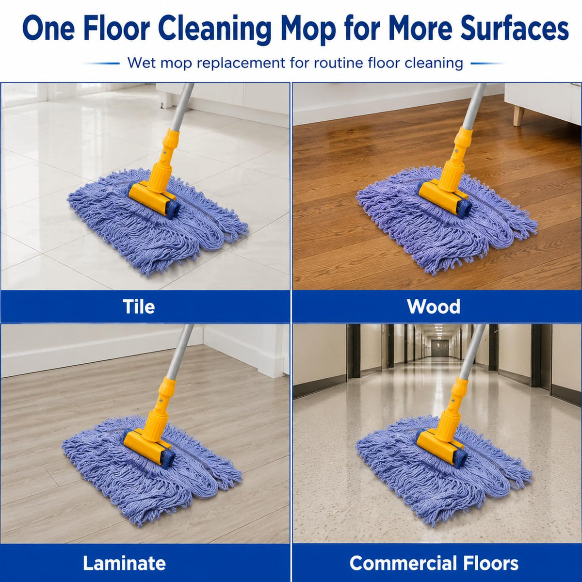 12 Pack Mop Head Replacement