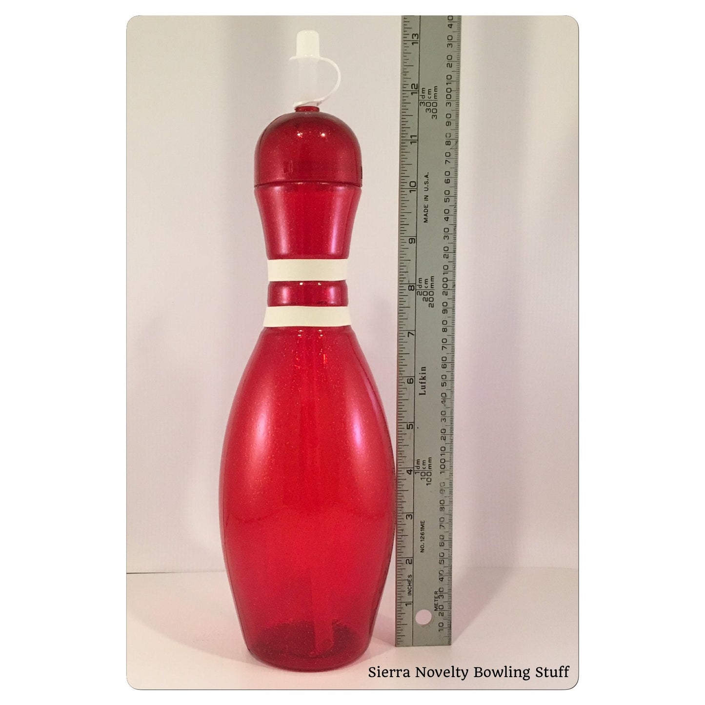 Large Bowling Pin Water Bottles Assorted Colors - 6 Pack