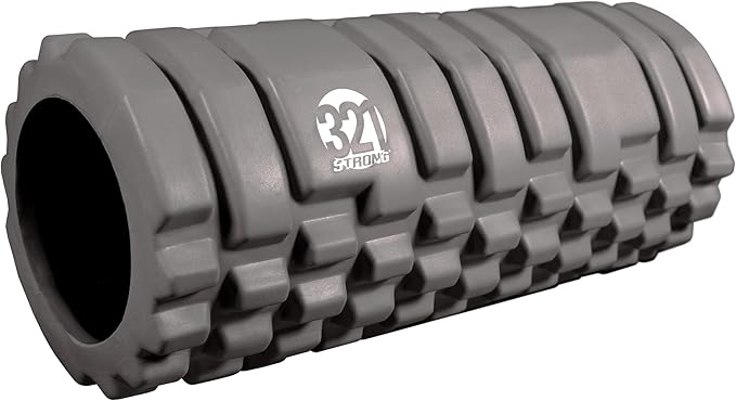 321 STRONG Foam Roller - Medium Density Deep Tissue Massager for Muscle Massage and Myofascial Trigger Point Release, with 4K eBook