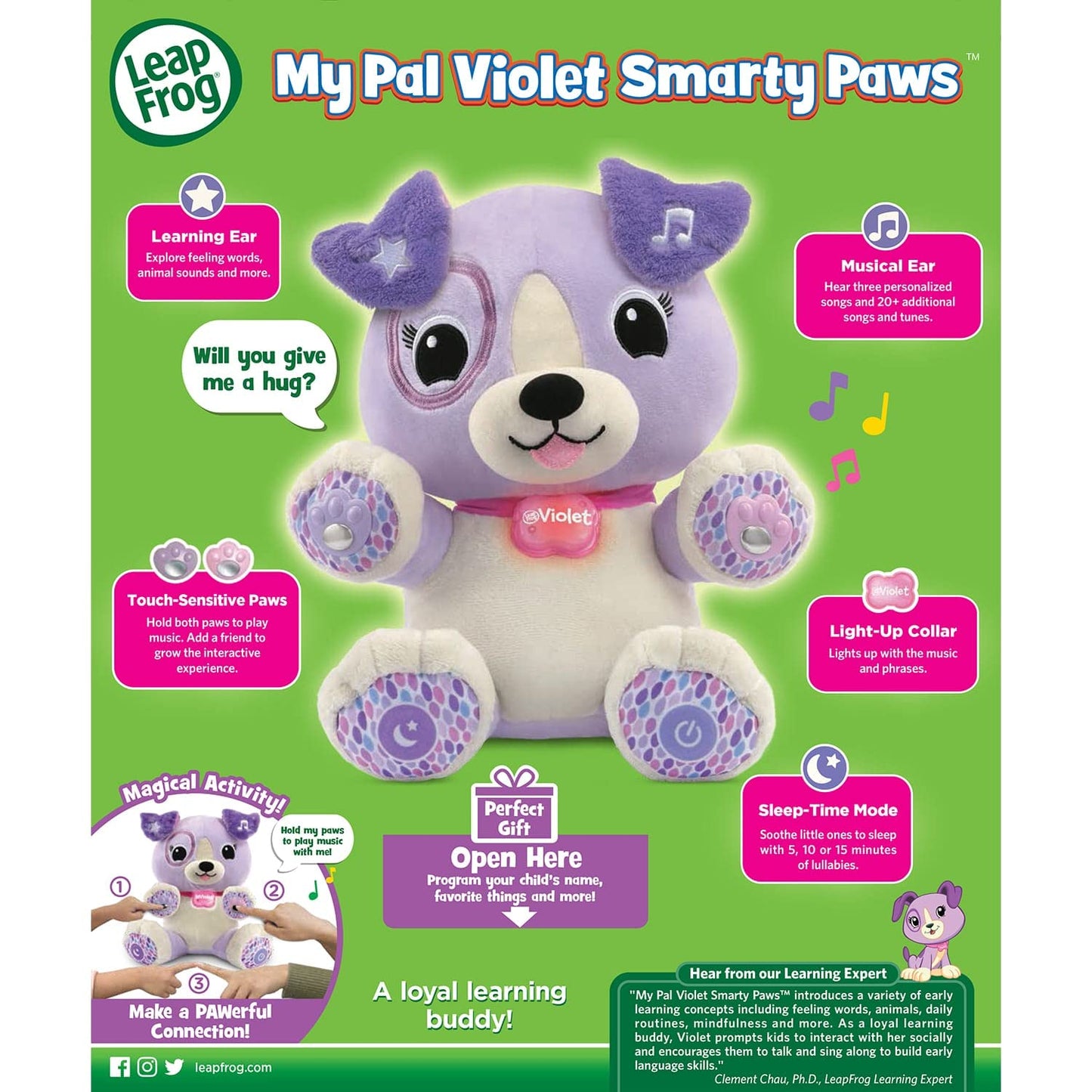 LeapFrog My Pal Violet Smarty Paws
