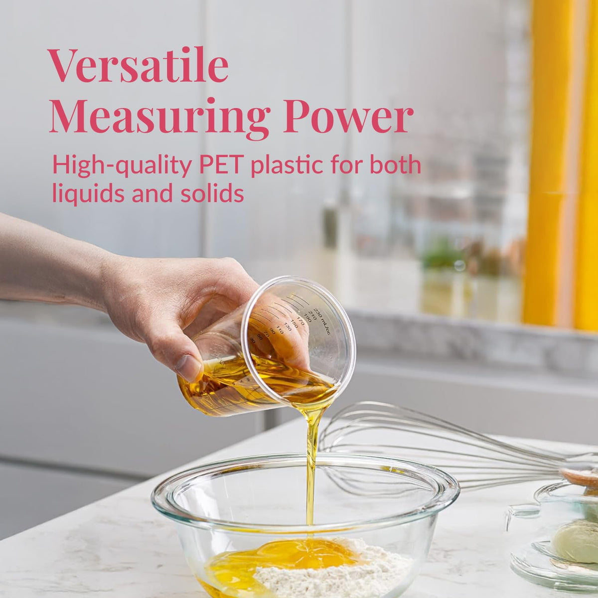 50 Disposable Measuring Cups 8 oz (50 Count (8 oz))