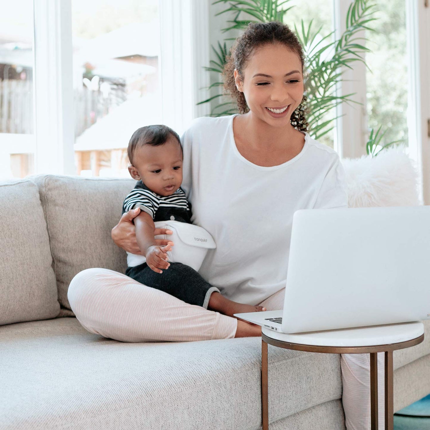 Tranquilo Baby Soothe Baby Massager and Band - Massage Machine is a Natural Soother for Calming a Fussy Baby
