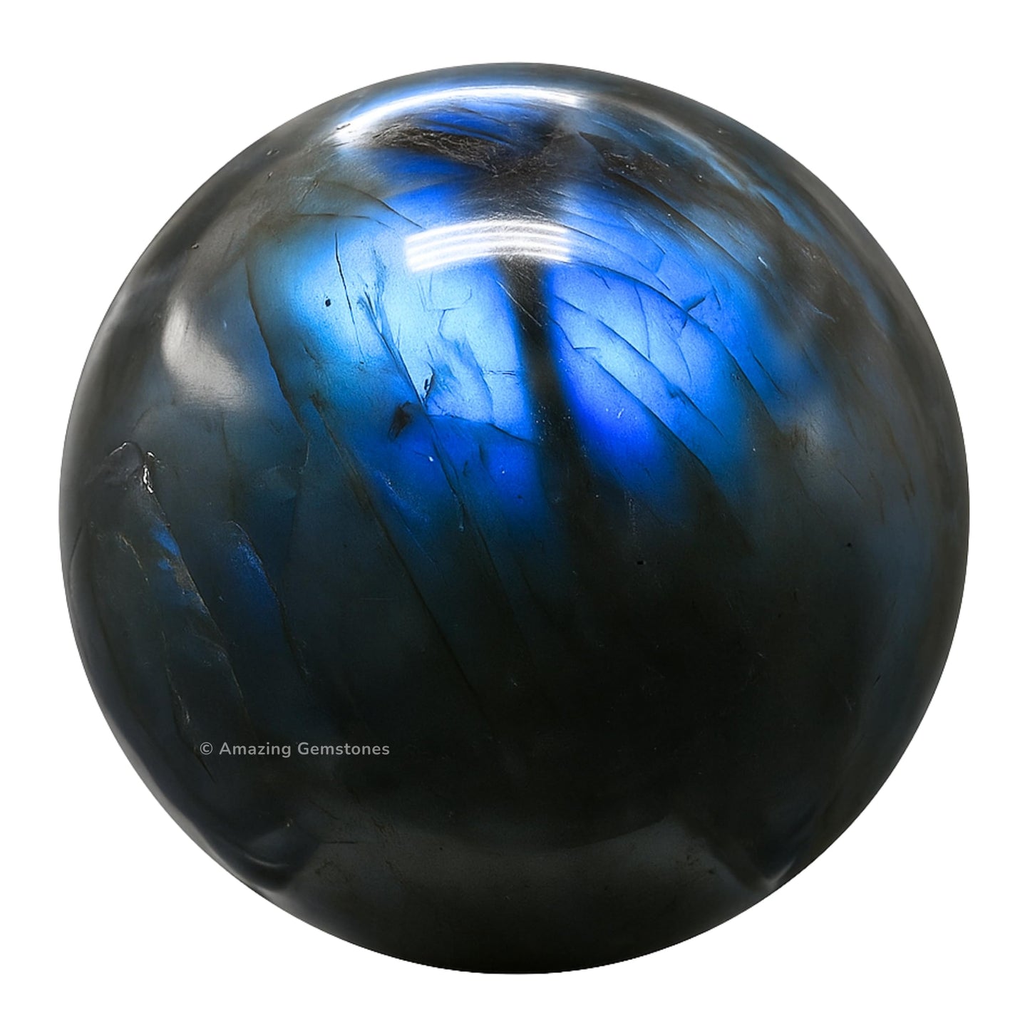 Amazing Gemstone Labradorite Crystal Ball with Stand - 2 Inches Crystal Sphere Meditation Balls for Witchcraft and Decorative Balls
