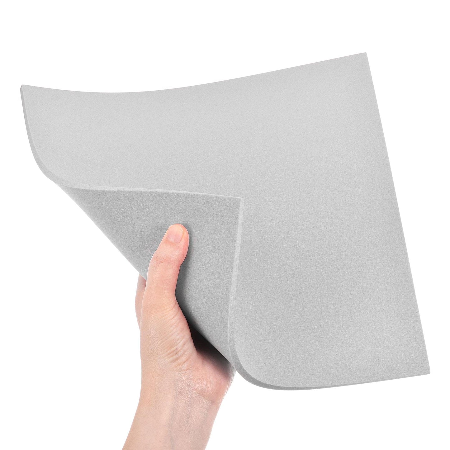 uxcell Grey EVA Foam Sheets 10 x 10 Inch 5mm Thickness for Crafts DIY Projects, 4 Pcs