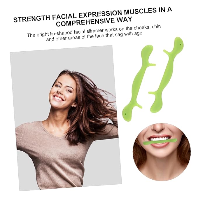 NOLITOY 3pcs Silicone Lip Shaper Practical Smile Trainer for Mouth Tightening Easy Use Face Exerciser for Cheeks and Chin Portable Silicone for Improved Oral Clarity and Facial Contouring