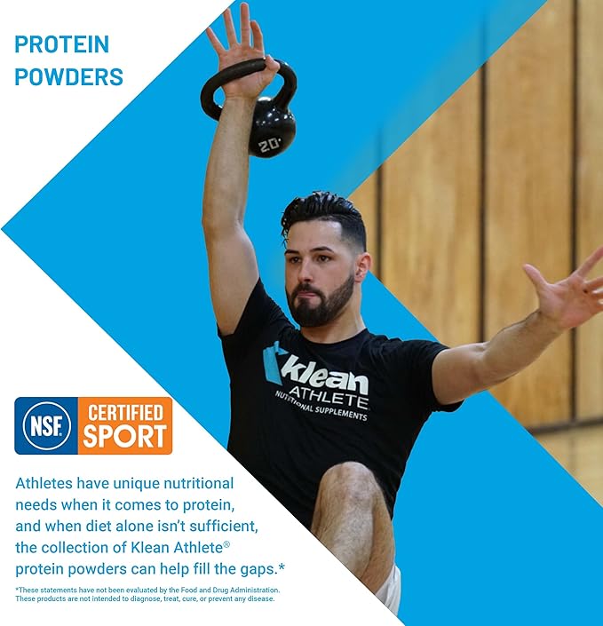 Klean ATHLETE Klean Isolate | Whey Protein Isolate to Enhance Daily Protein and Amino Acid Intake for Muscle Integrity* | NSF Certified for Sport | 18 Ounces | Natural Strawberry Flavor