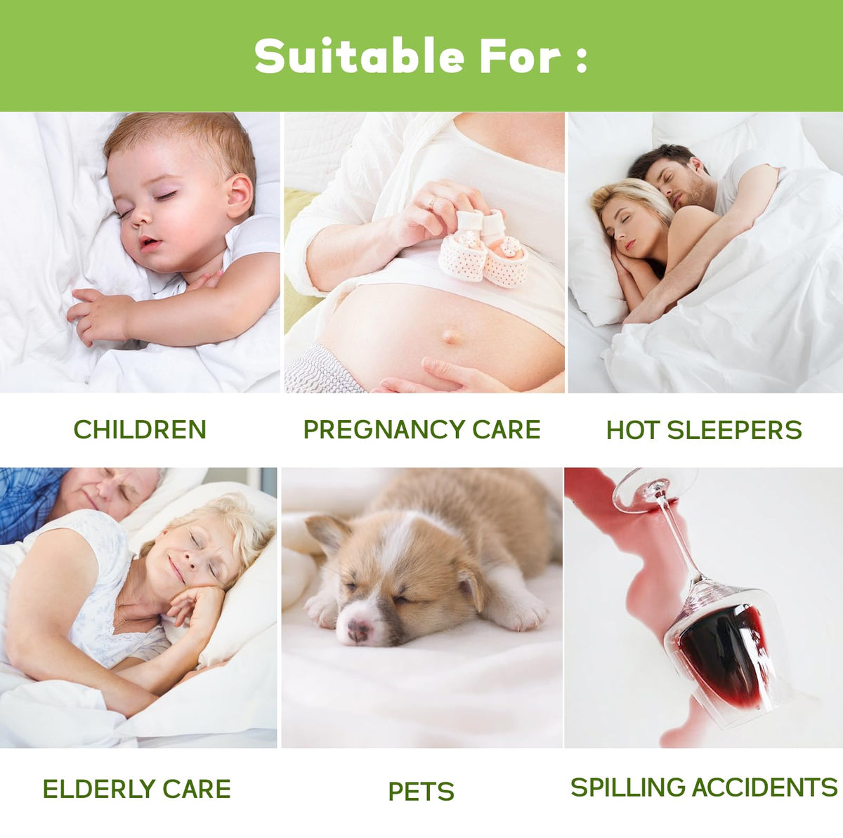 Luxury Twin Size Tencel Waterproof Mattress Protector Deep Pocket