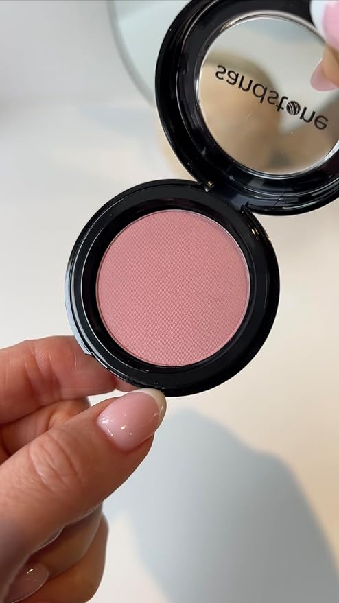 Sandstone Scandinavia Big Crush Blush – Hypoallergenic smooth powder blush for cheeks. Ultra fine color pigmentation and silky smooth texture - lightweight - blendable - lasts all day