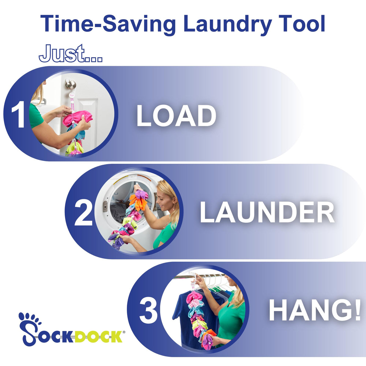 2 Pack Sock Laundry Tool (2 count)
