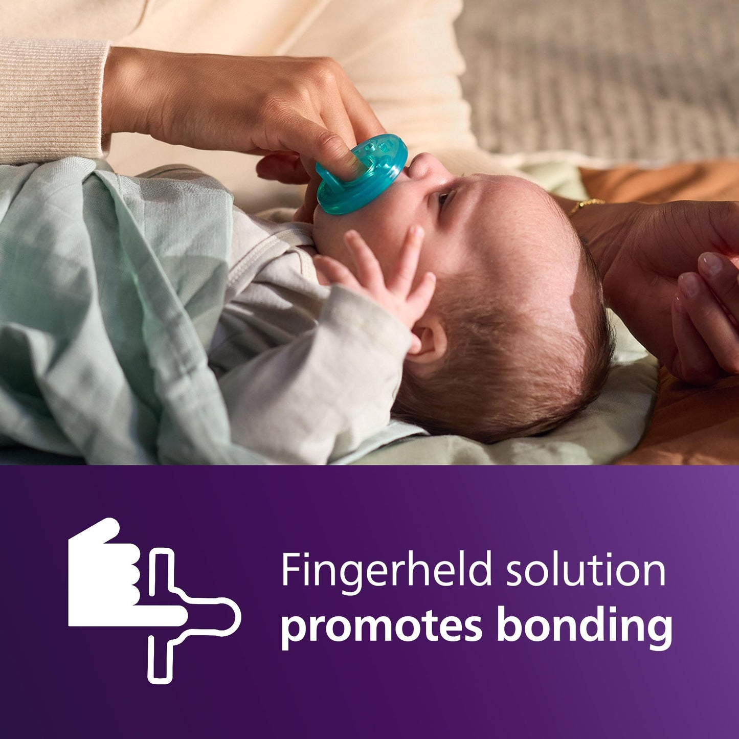 Philips Avent Soothie Baby Pacifiers - 100% Silicone Pacifiers for Babies 0-3 Months, One-Piece Design, BPA-Free, Extra Durable, Green, 4 Pack, Model SCF190/41