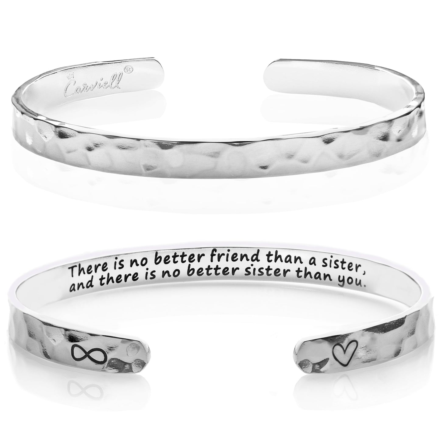 Carviell Sister's Gift Bracelet, Christmas Gift From Sister Brother, Sister Birthday Gift Ideas