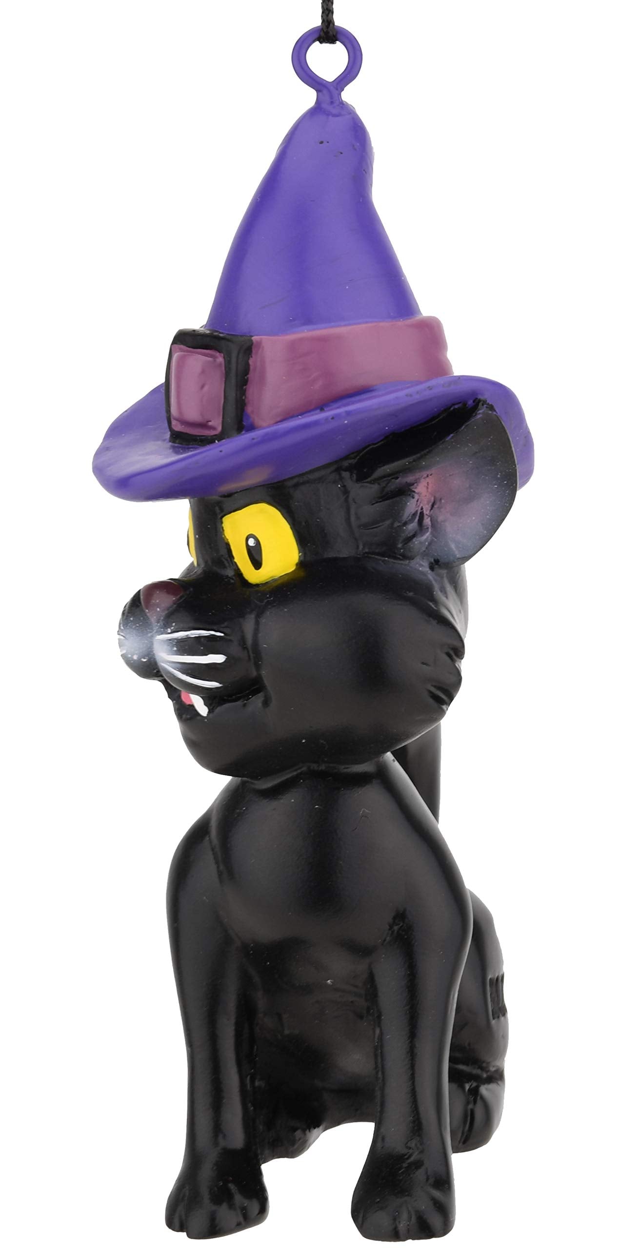 Tree Buddees Black Cat with Witches Hat Halloween Ornament