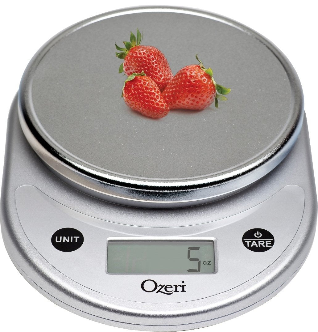 Ozeri® Pronto® Digital Multifunction Kitchen and Food Scale with Variable Graduation Technology®, All Silver