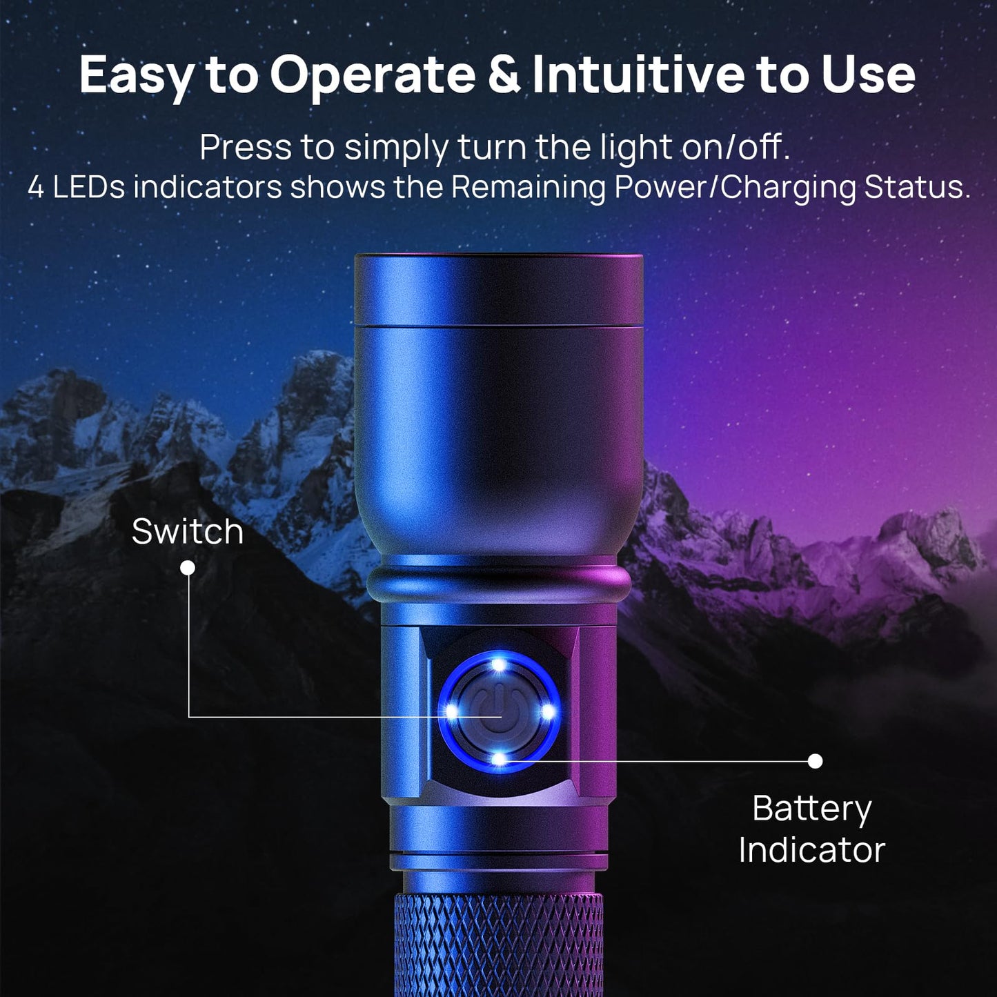 Consciot UV Flashlight Black Light USB-C Rechargeable, 365nm LED Ultraviolet Blacklight, Portable Woods Lamp for Pet Urine Detection, Dry Stains, Bed Bug, Curing Resin and Gel Nails, Yooperlites