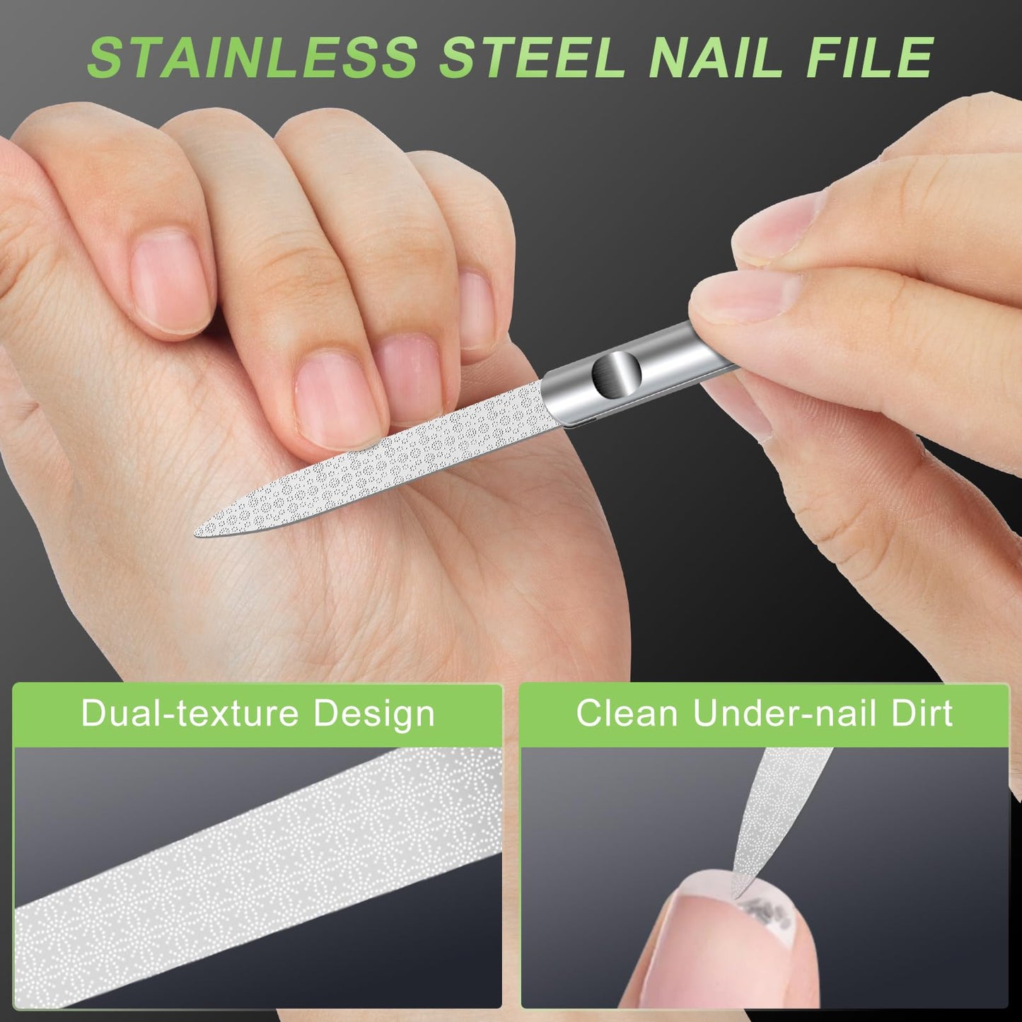 Ingrown Toenail Clippers & Toenail Clippers for Thick Toenails for Seniors, Wide Jaw Opening Nail Clippers for Men