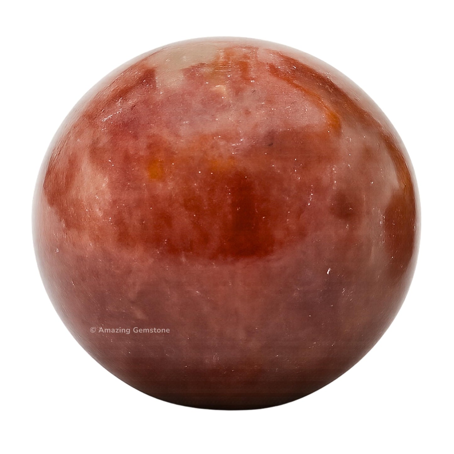 Amazing Gemstone Strawberry Quartz Crystal Ball with Stand - 2 Inches Crystal Sphere Meditation Balls for Witchcraft and Decorative Balls