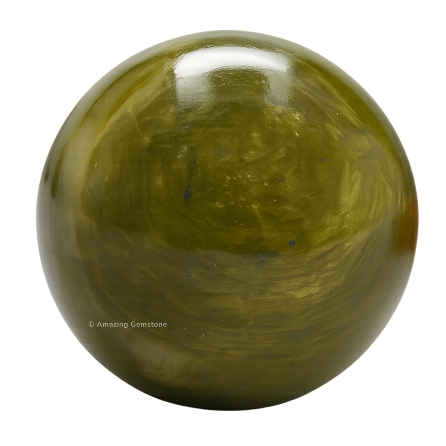 Amazing Gemstone Vesuvianite Crystal Ball with Stand - 2 Inches Crystal Sphere Meditation Balls for Witchcraft and Decorative Balls