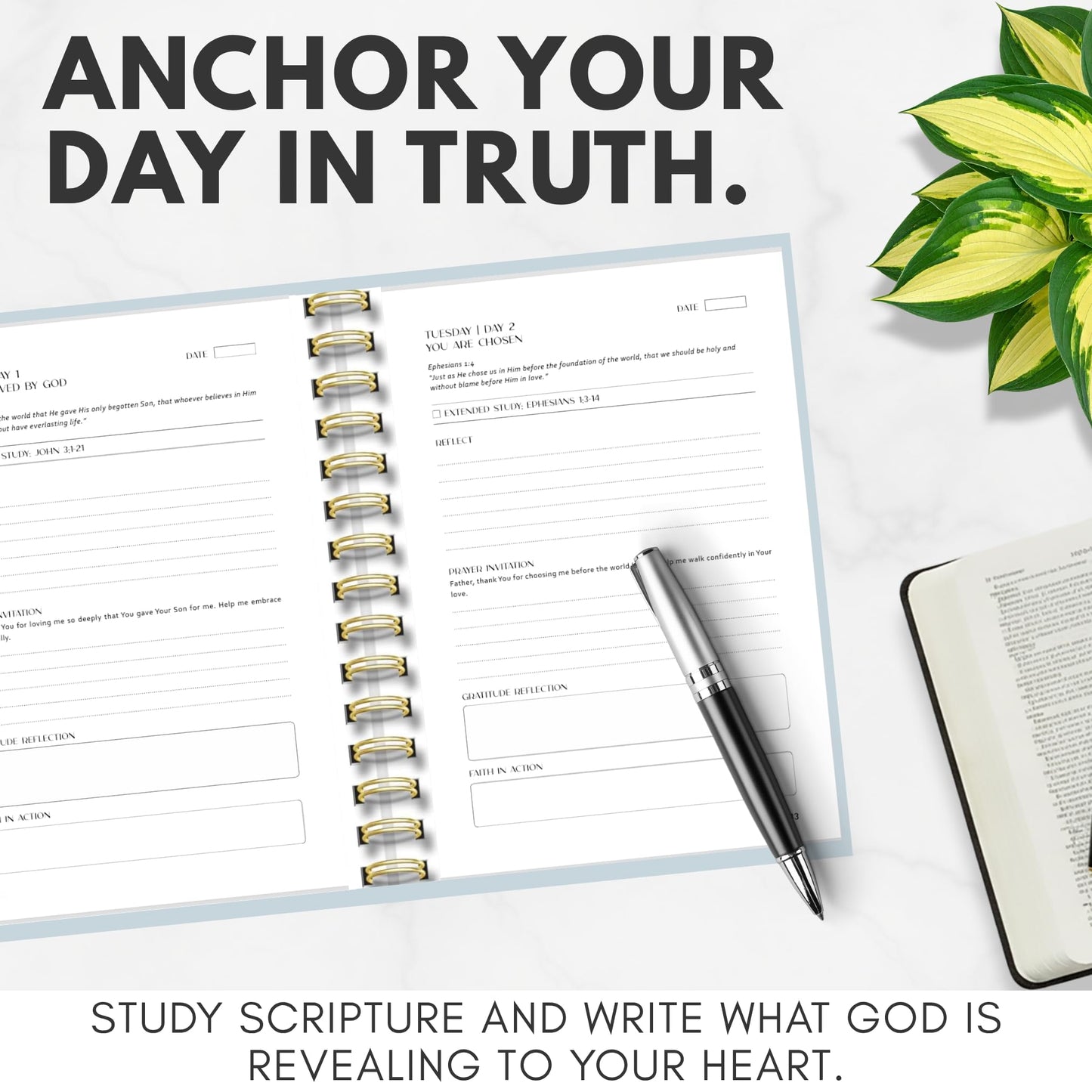 Prayer Journal with Bible Study - 20 Weeks Guided Daily Prayer Journal for Woman to Strengthen Faith, Religious Prompts for Spritual Growth
