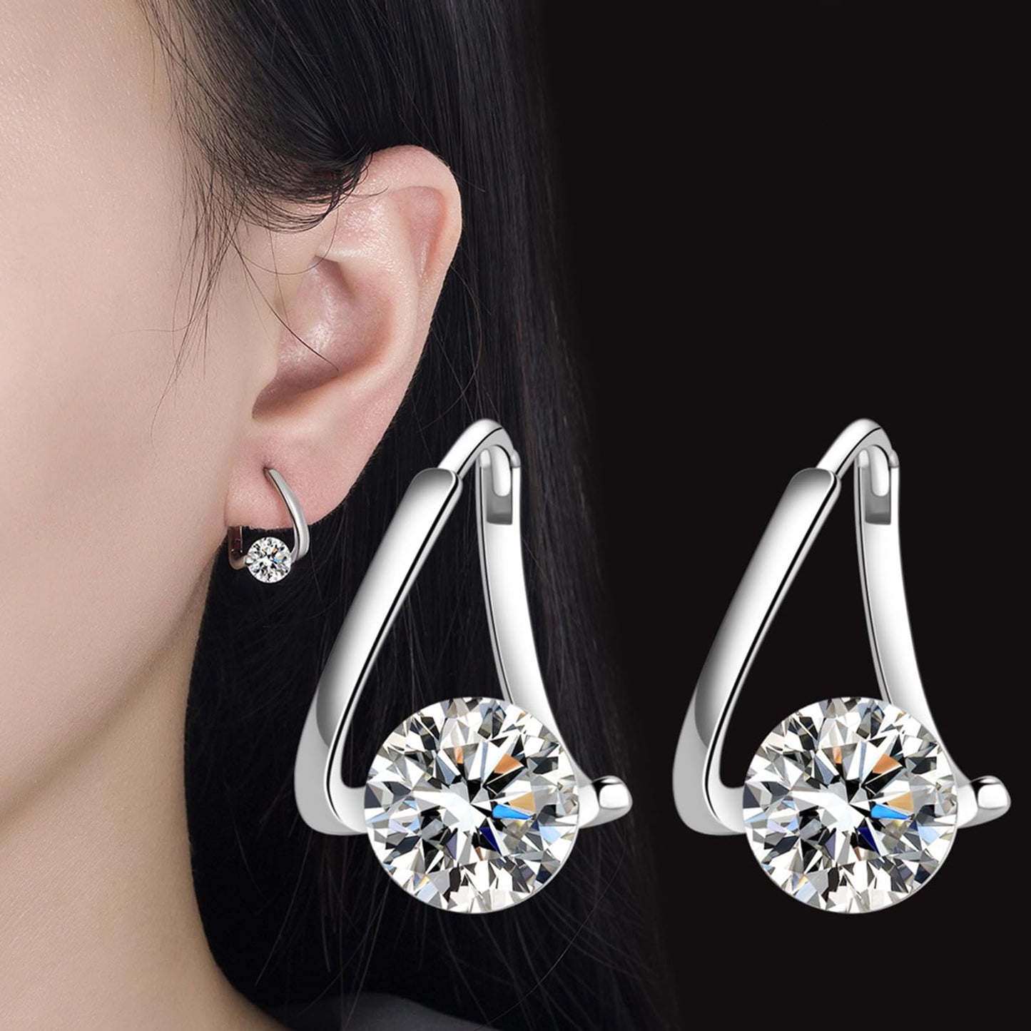 Halolux Lymphvity Germanium Earrings,Halolux Lymphatic Germanium Earring Lymphatic Earrings for Women Jewelry Gift (gold+silver)
