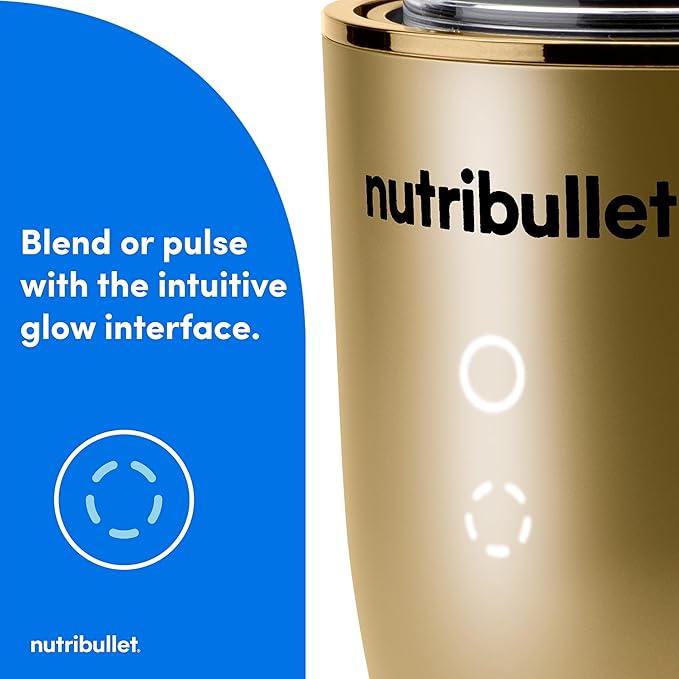 nutribullet Ultra Personal Blender NB50500BR, 32 oz, Brass (Renewed)