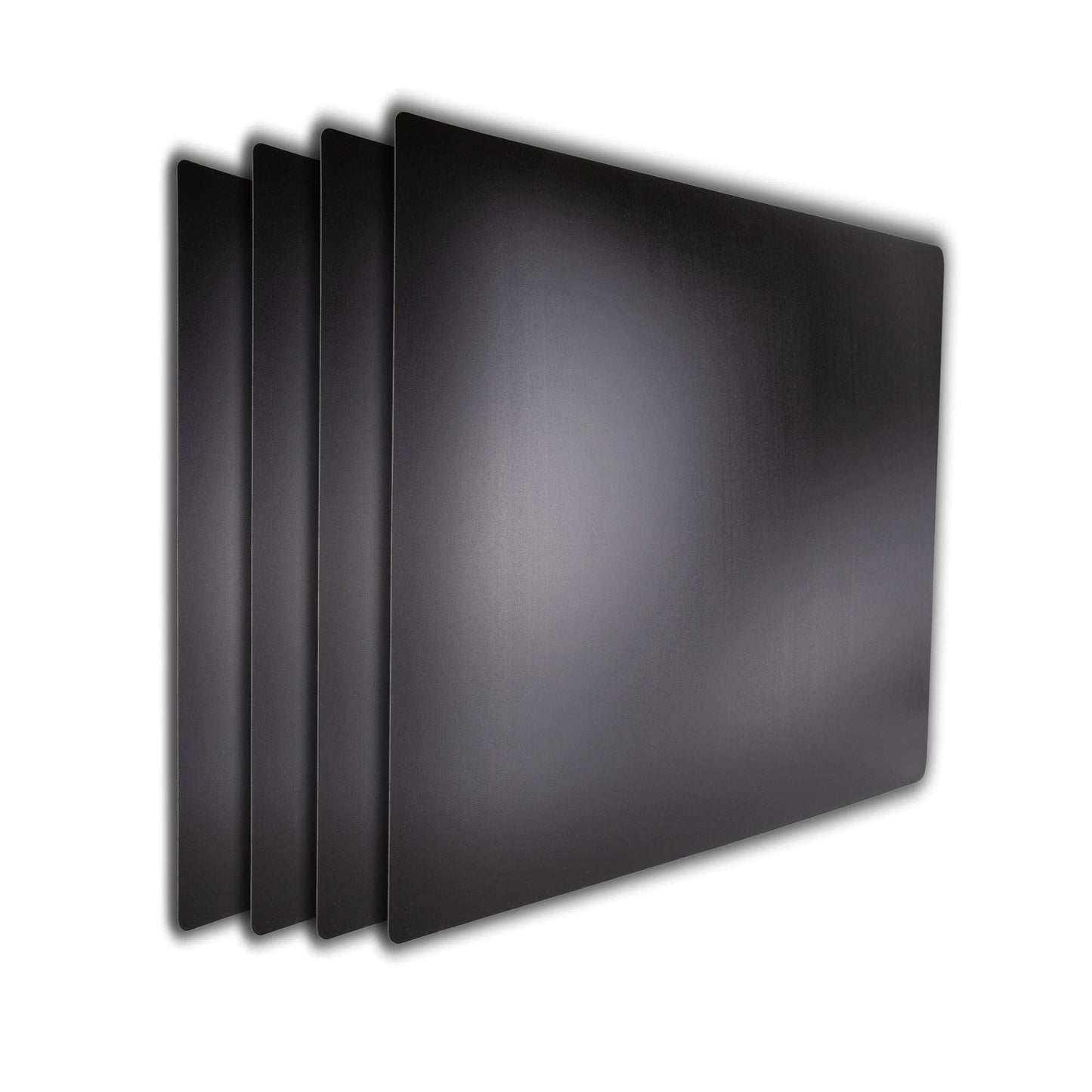 Extra Large Black Cutting Board Mats 4 Pack, NSF Certified HDPE for Restaurants, 24x18 Inch