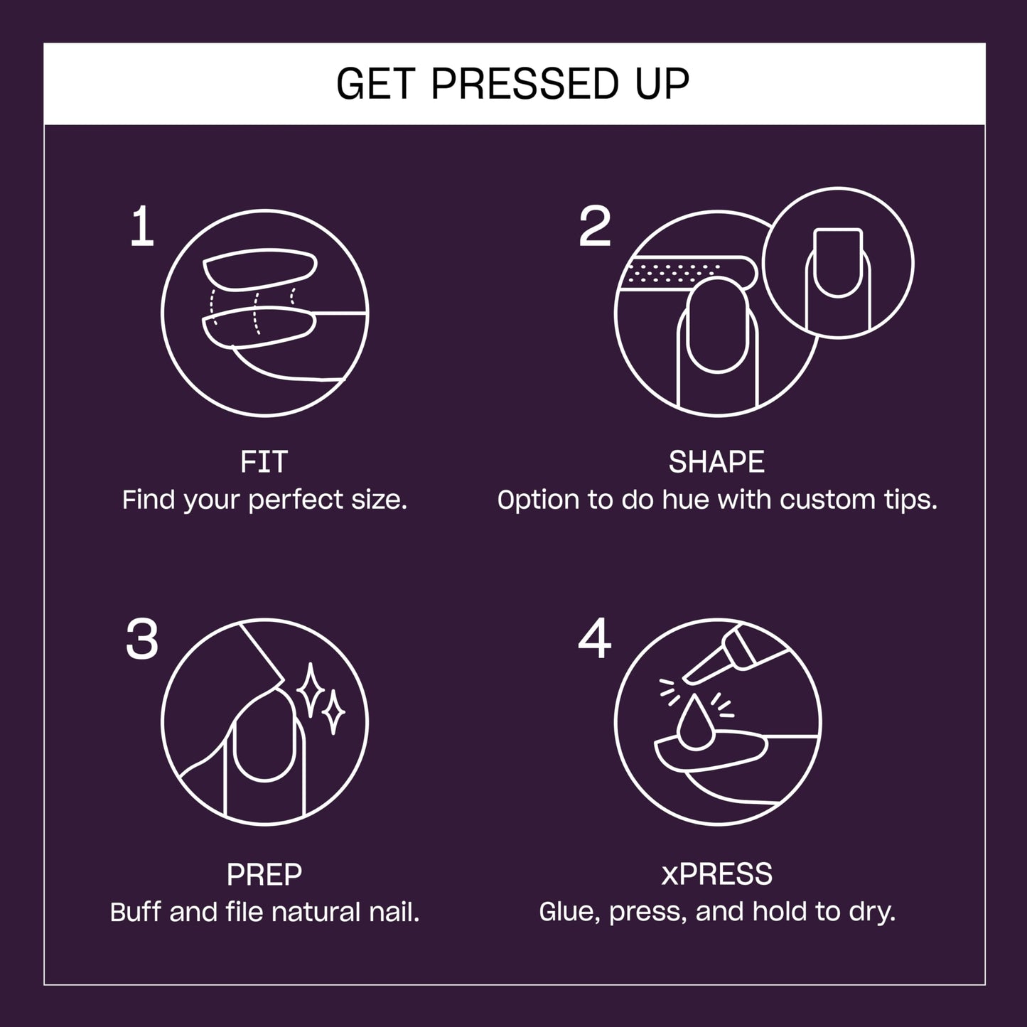 OPI On Point O Suzi Mio | Short Round Dark Purple Press On Nails | 24 Count with Nail Glue | Long Lasting, Reusable, Non-damaging | Fall 2025 Shades