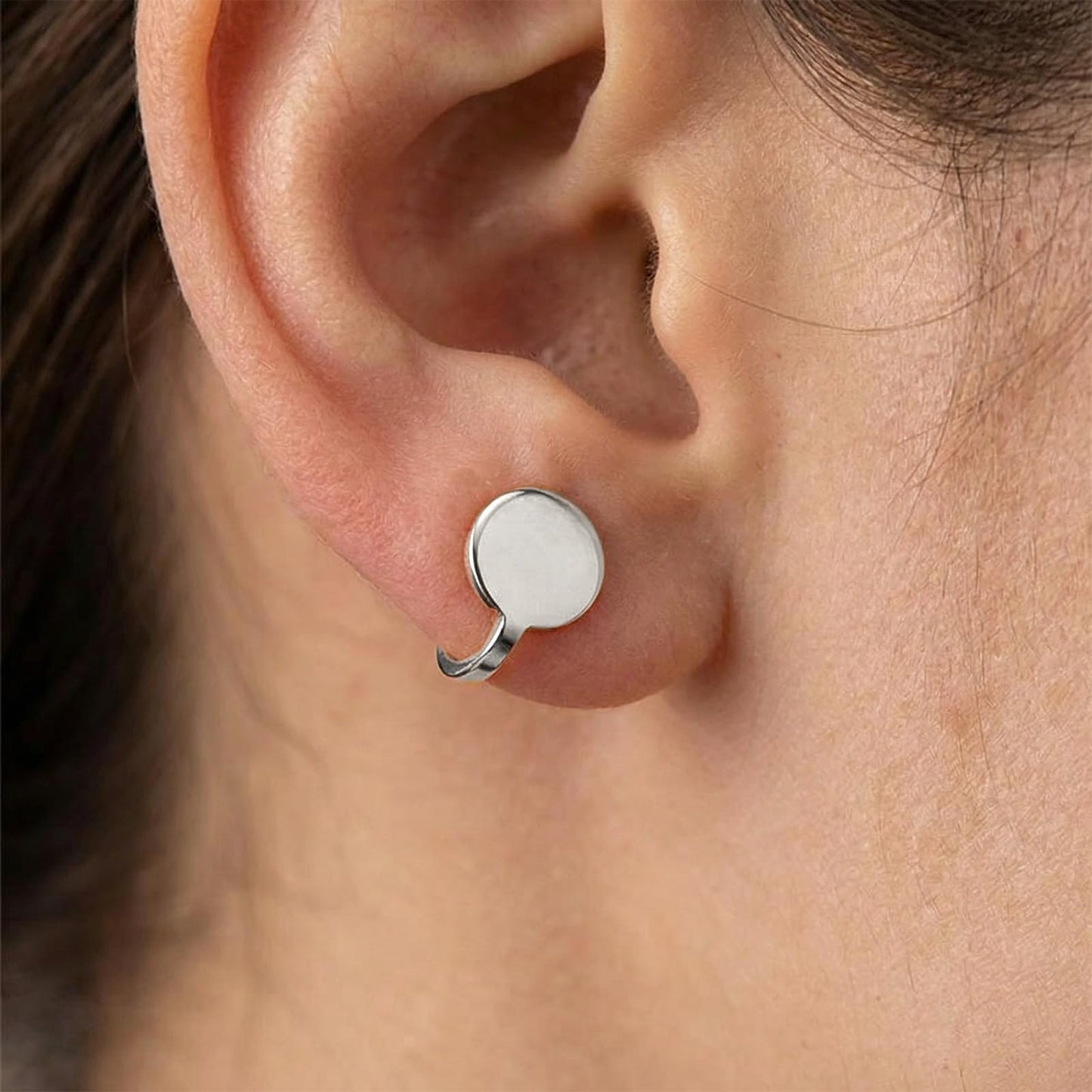 Keloid Compression Earrings for Women Men Pressure Earrings Clip on Non-Pierced Earring Jewelry Gifts