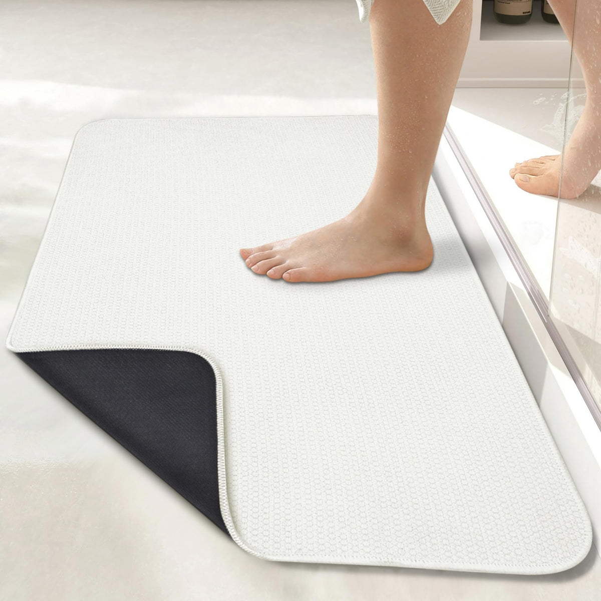 Bath Mat Ultra Thin Bathroom Runner Rugs (12 Sq Ft)