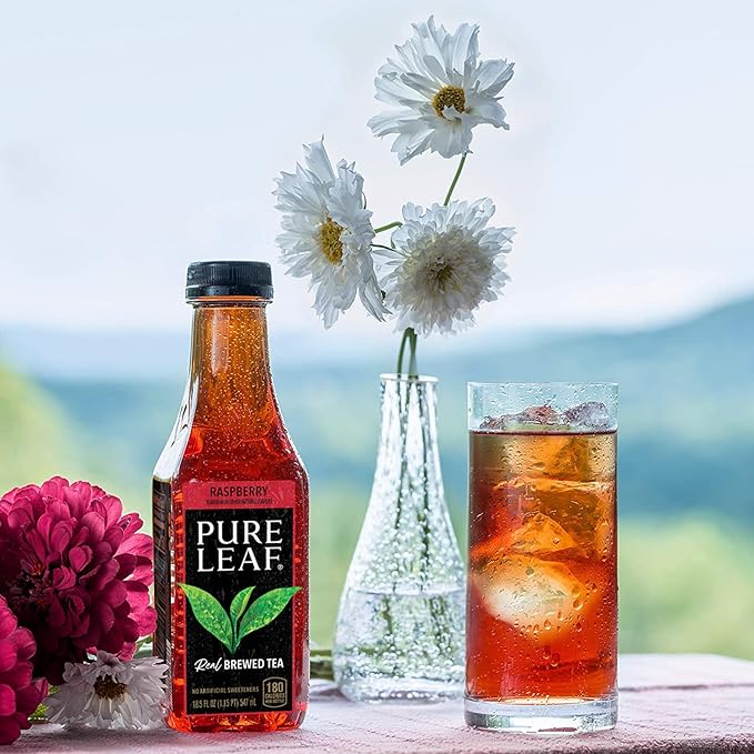 Pure Leaf Iced Tea, Sweetened 3 Flavor Variety Pack, 18.5 Fl Oz Bottles (Pack of 12)