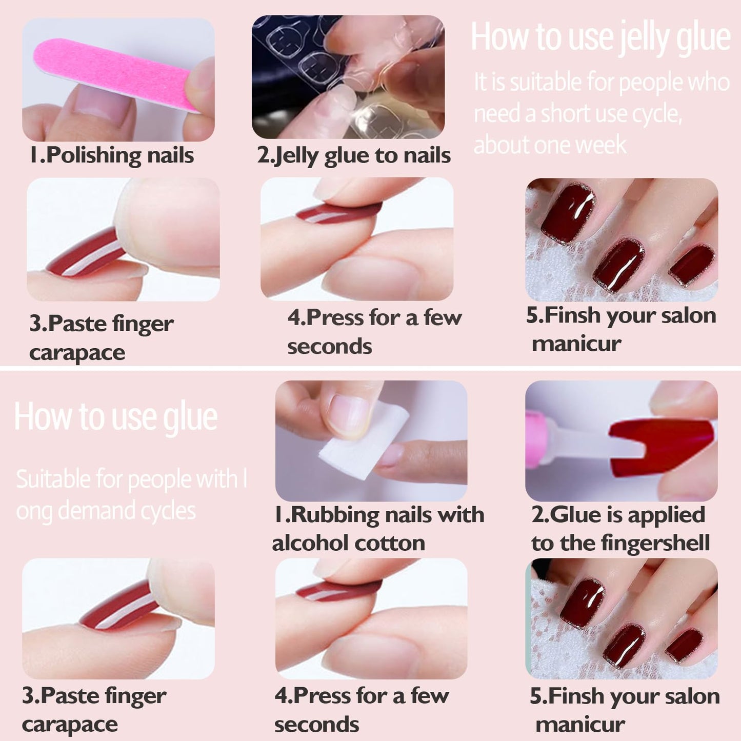 WAFOLOZE Press On Nails Medium Coffin Fake Nails With Glue, Ice Crystal Stone Cat's Eye Nail Press Ons With Flashing Nude Color Design，Artificial False Nails Stick On Nails for Women-30Pcs